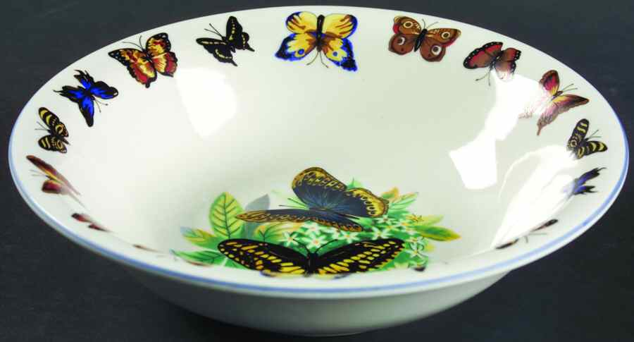 Butterflies Coupe Soup Bowl by Tabletops Unlimited-1