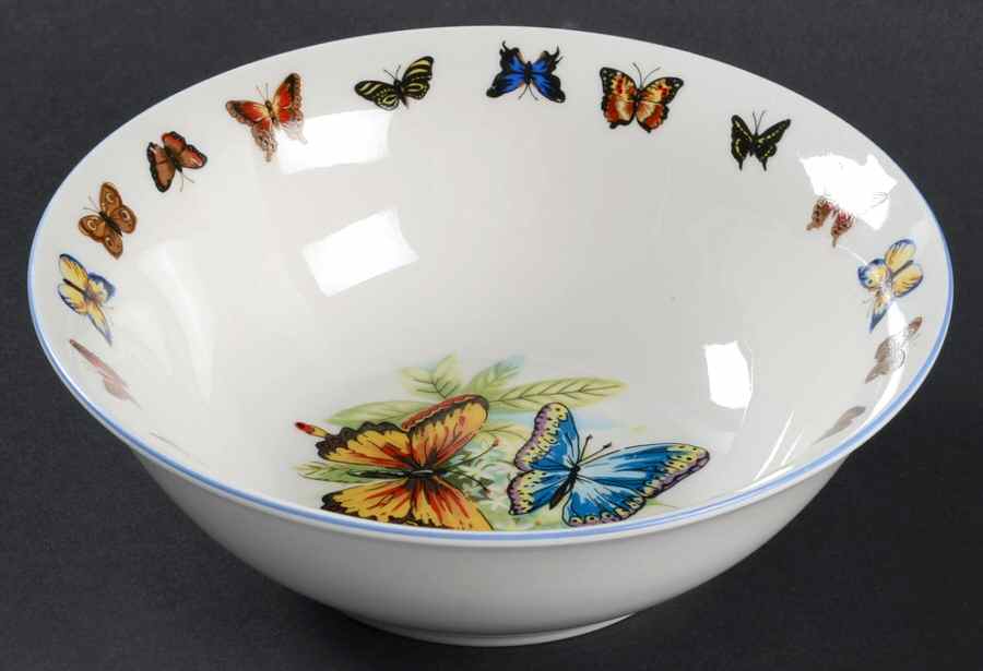 Butterflies Coupe Cereal Bowl by Tabletops Unlimited-1