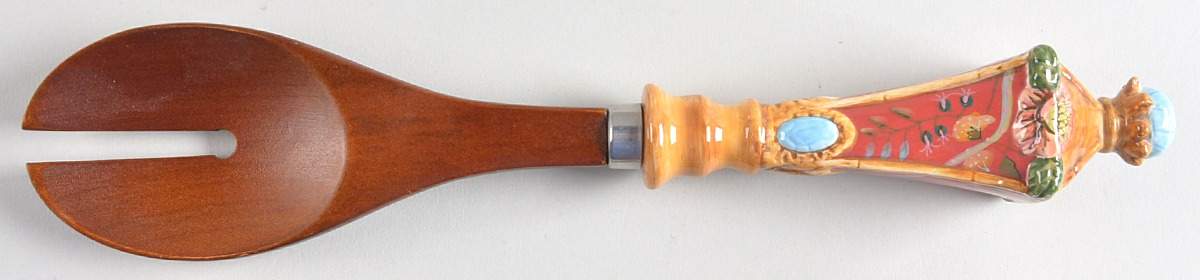 Artesian Road Salad Serving Fork with Wood Prongs by Tracy Porter-1