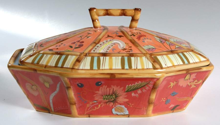 Artesian Road Lid for 1.75 Quart Oval Casserole by Tracy Porter-1