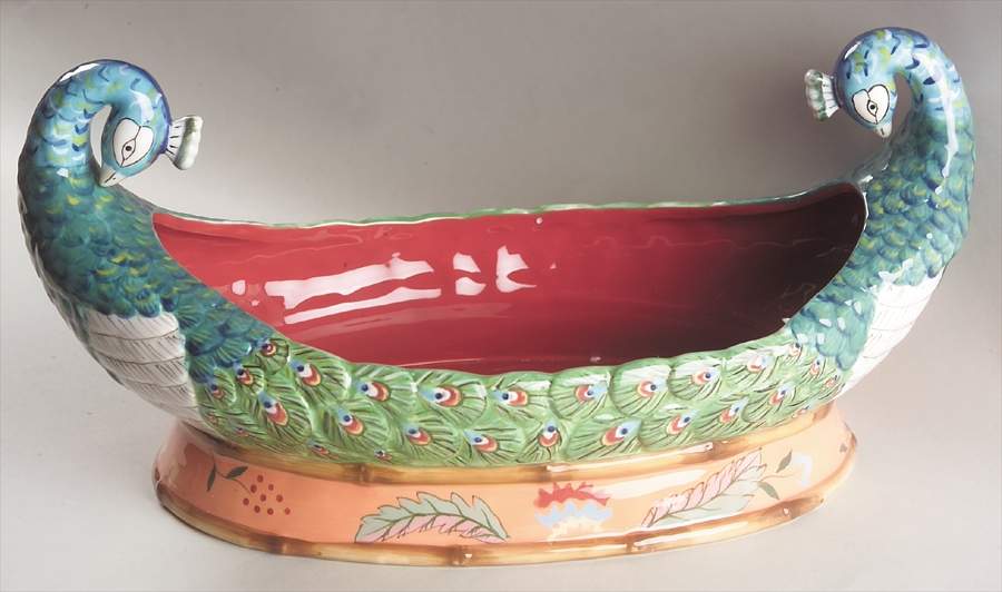 Artesian Road 15" Shallow Oval Bowl by Tracy Porter-1