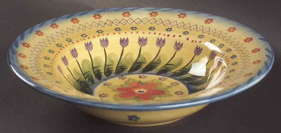 Fontana Large Rim Soup Bowl by Tabletops Unlimited-1