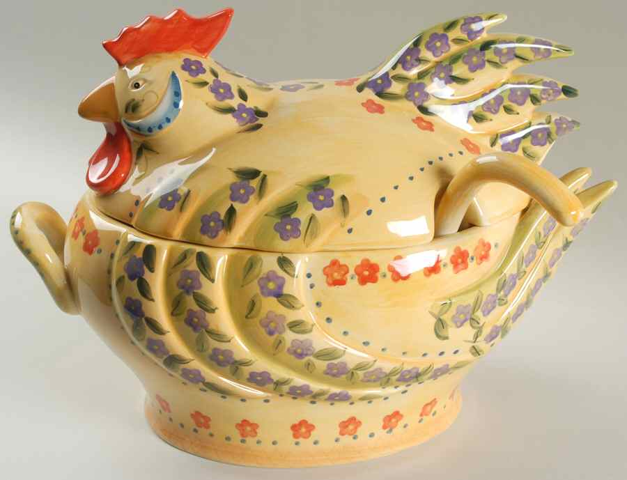 Fontana Tureen & Lid w/Ladle by Tabletops Unlimited-1
