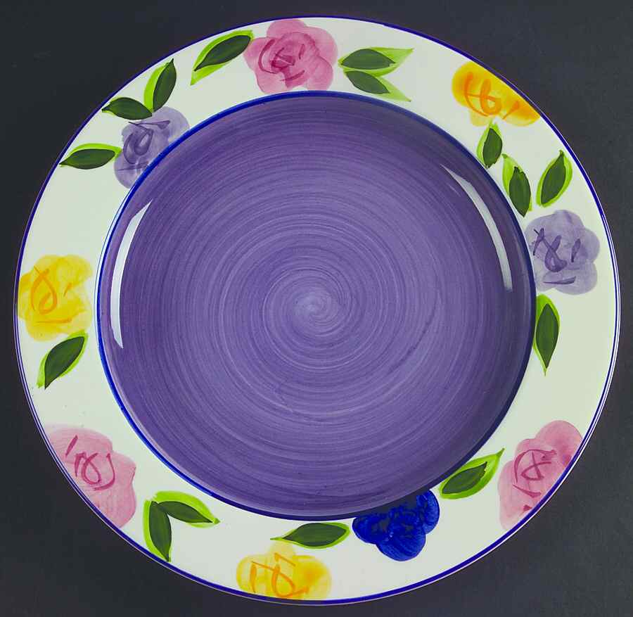 Flora Dinner Plate by Tabletops Unlimited-1
