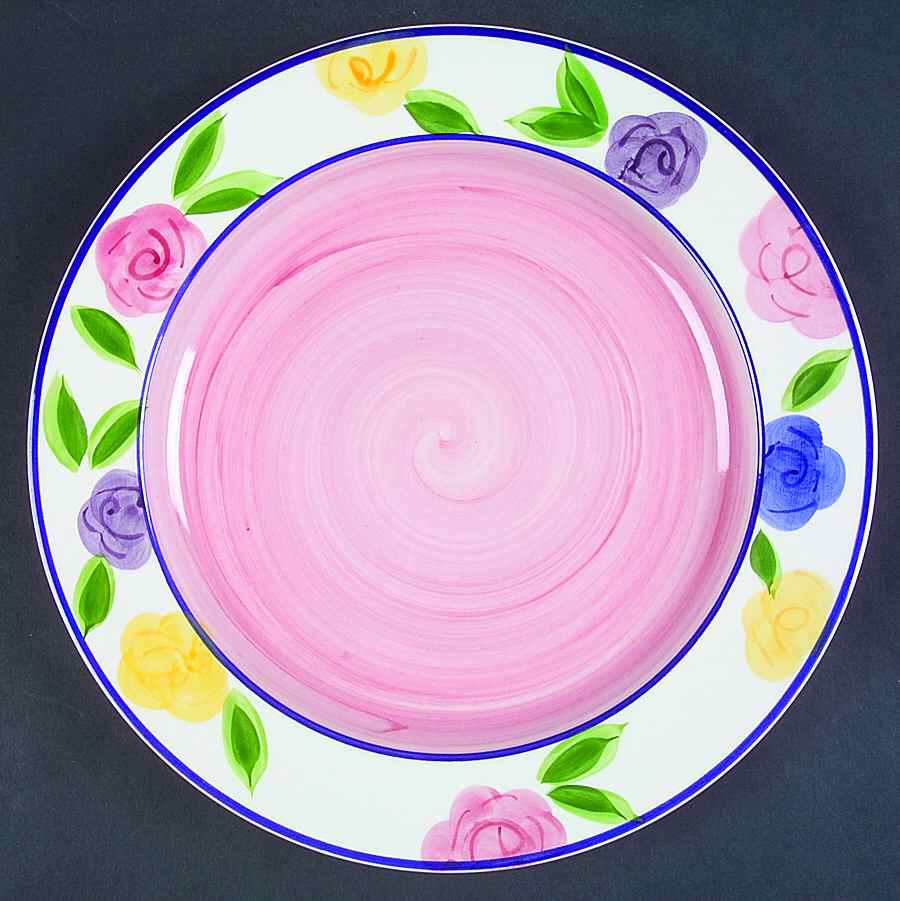 Flora Dinner Plate by Tabletops Unlimited-1