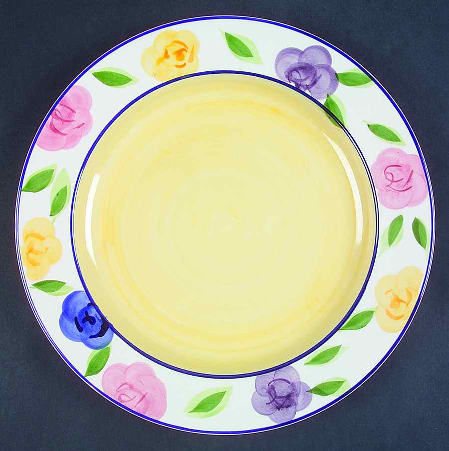 Flora Dinner Plate by Tabletops Unlimited-1