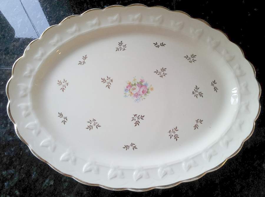 TST613 14" Oval Serving Platter by Taylor, Smith & Taylor (Ts&T)-1
