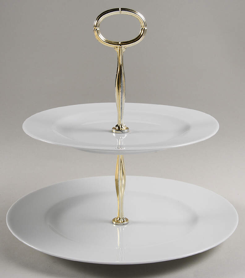 Accessories 6 5/8"-10"  2 Tiered Serving Tray (Dp, Sp) HC by Tognana-1
