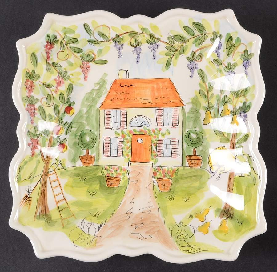 Ma Maison Square Salad Plate by Tabletops Unlimited-1