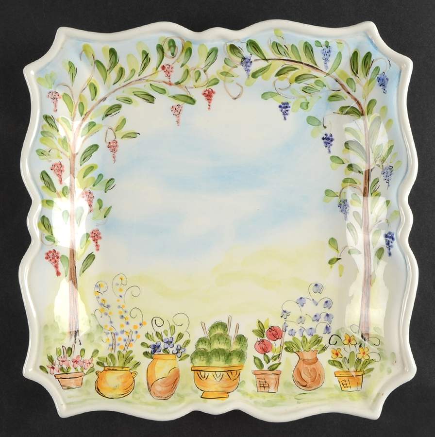 Ma Maison Square Dinner Plate by Tabletops Unlimited-1