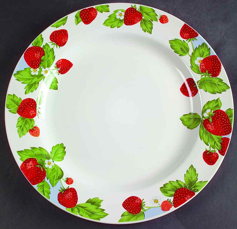 Strawberry Social Dinner Plate by Tienshan-1