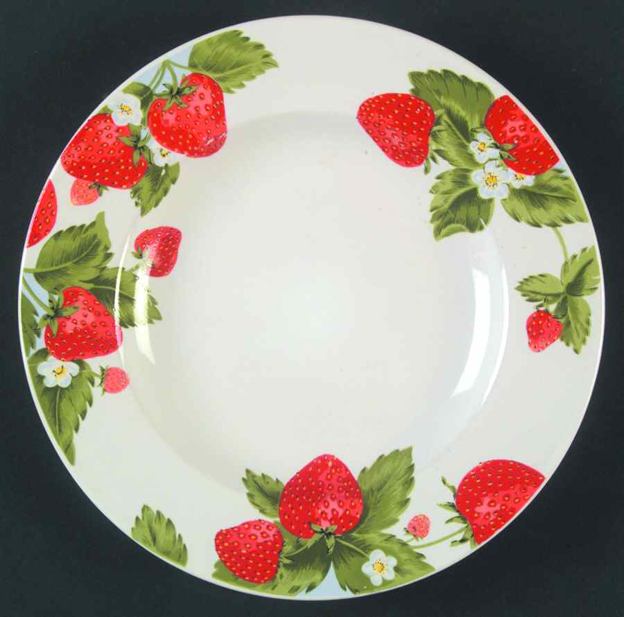 Strawberry Social Salad Plate by Tienshan-1