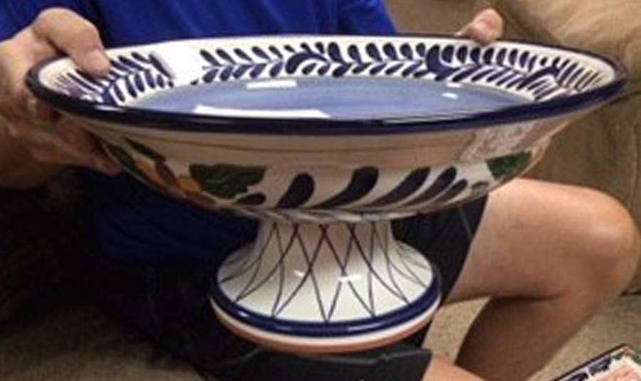 Talavera Large Fruit Bowl by Tabletops Unlimited-1