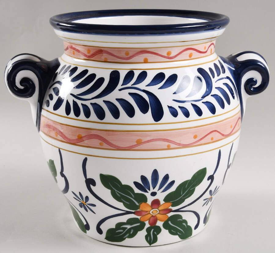 Talavera Cookie Jar No Lid by Tabletops Unlimited-1