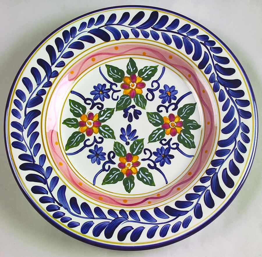 Talavera Dinner Plate by Tabletops Unlimited-1
