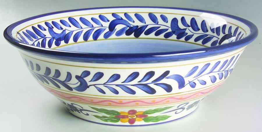 Talavera 13" Large Salad Serving Bowl by Tabletops Unlimited-1