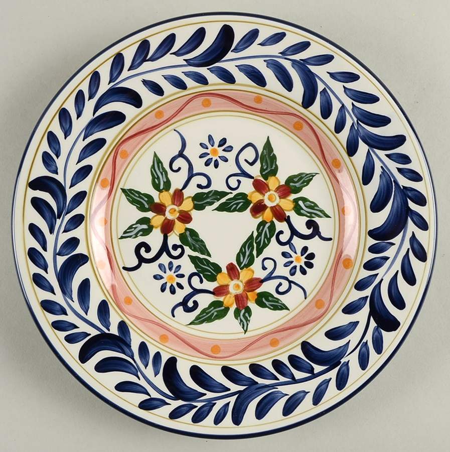 Talavera Salad Plate by Tabletops Unlimited-1
