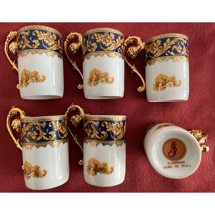 Bacchus Flat Demitasse Cup by T Limoges-1