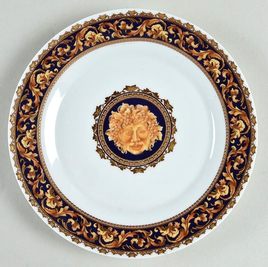 Bacchus Salad Plate by T Limoges-1