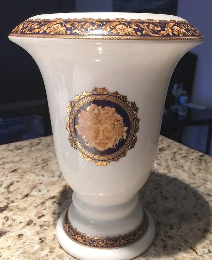 Bacchus 8" Vase by T Limoges-1