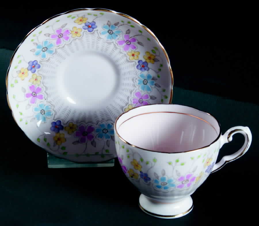 6600H Footed Cup & Saucer Set by Tuscan - Royal Tuscan-1