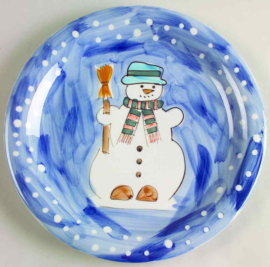 Let It Snow Dinner Plate by Tabletops Unlimited-1