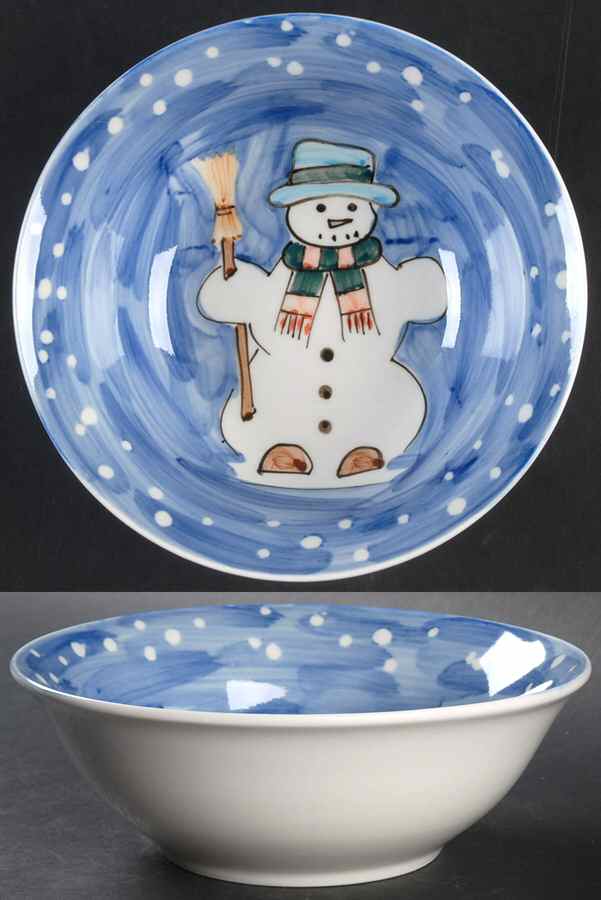 Let It Snow Soup/Cereal Bowl by Tabletops Unlimited-1