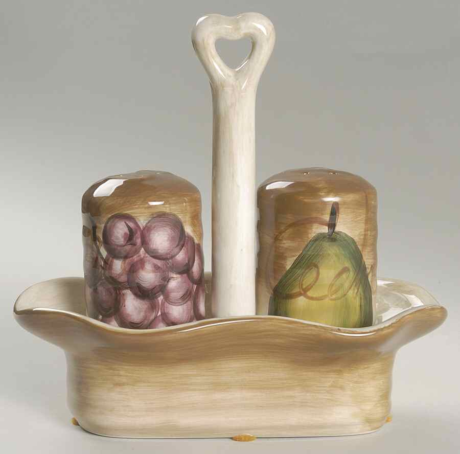 Fruition (3 Pc) Salt & Pepper Tray Set by Tabletops Unlimited-1