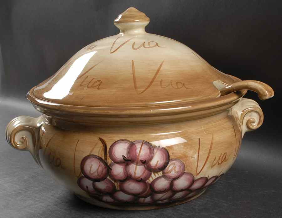 Fruition Tureen & Lid w/Ladle by Tabletops Unlimited-1