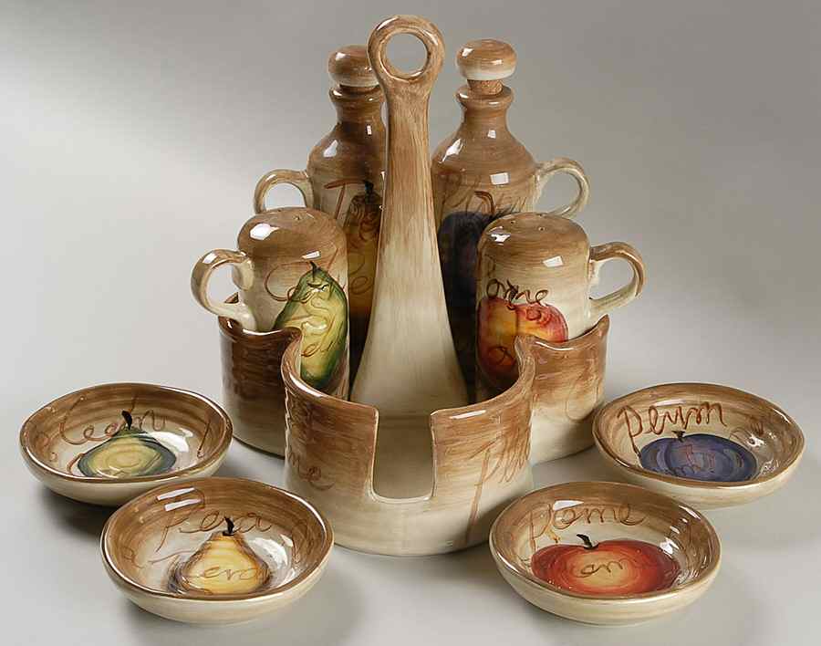 Fruition 11 Piece Dipping Set by Tabletops Unlimited-1