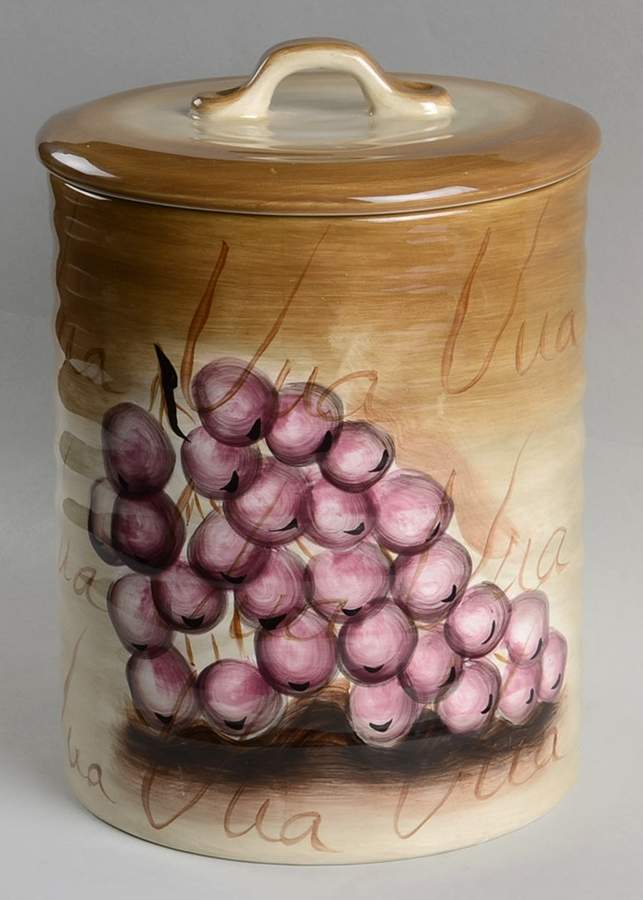 Fruition Extra Large Canister & Lid by Tabletops Unlimited-1