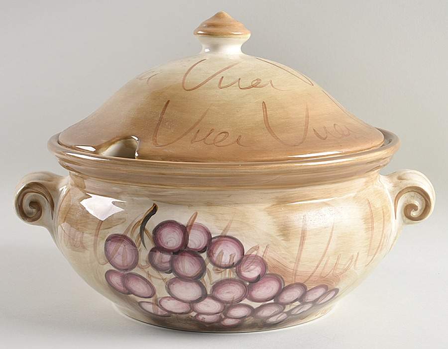 Fruition Tureen &  Lid by Tabletops Unlimited-1
