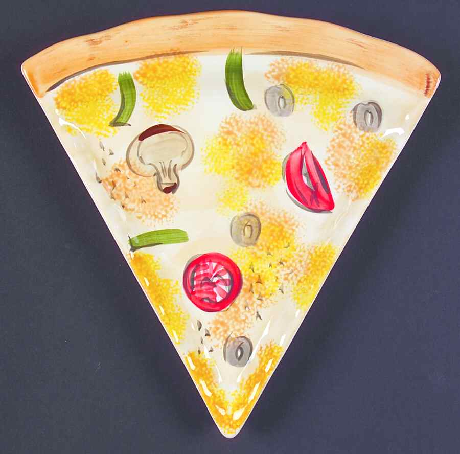 TAU50 Triangular Shape Slice Plate by Tabletops Unlimited-1