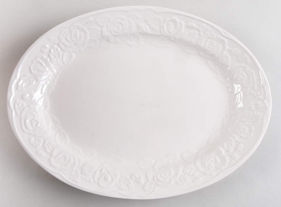French Rose 13" Oval Serving Platter by Tabletops Unlimited-1