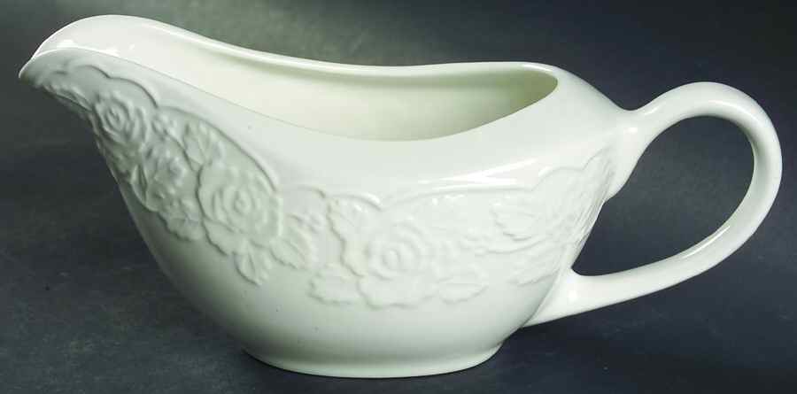 French Rose Gravy Boat by Tabletops Unlimited-1