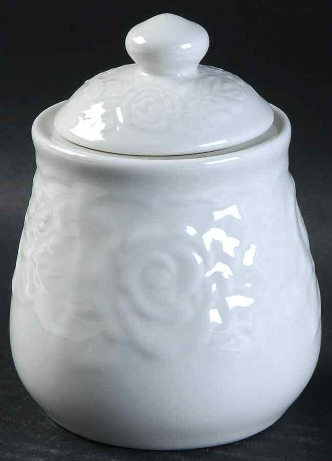 French Rose Sugar Bowl & Lid by Tabletops Unlimited-1