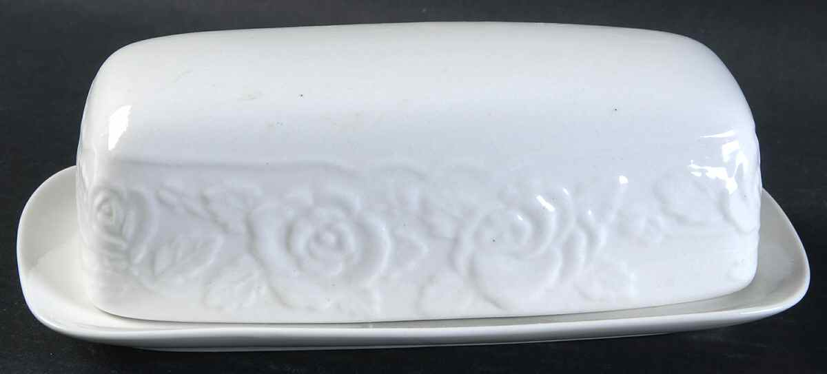 French Rose 1/4 Lb Covered Butter by Tabletops Unlimited-1