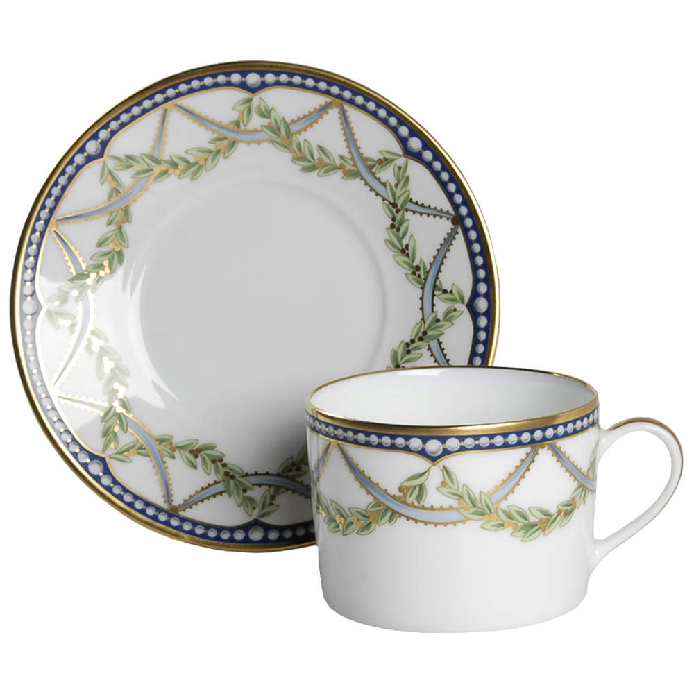 Federal Flat Cup & Saucer Set by Tiffany-1