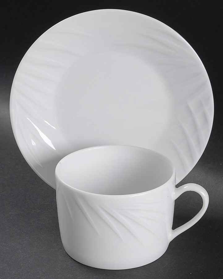 Palm Flat Cup & Saucer Set by Tiffany-1