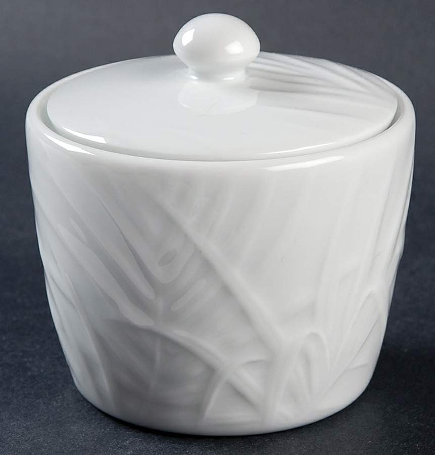 Palm Sugar Bowl & Lid by Tiffany-1
