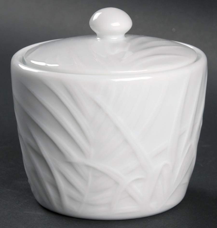 Palm Sugar Bowl & Lid by Tiffany-1