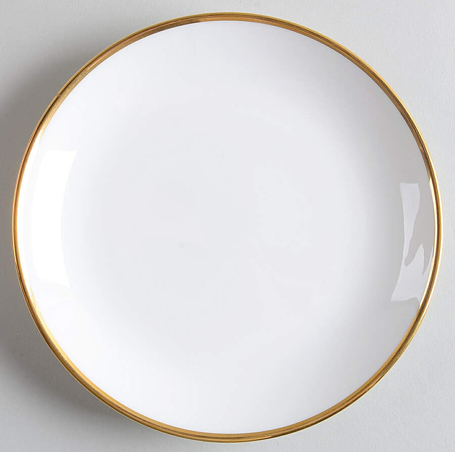 Palladium Band (Gold Trim) Bread & Butter Plate by Tiffany-1