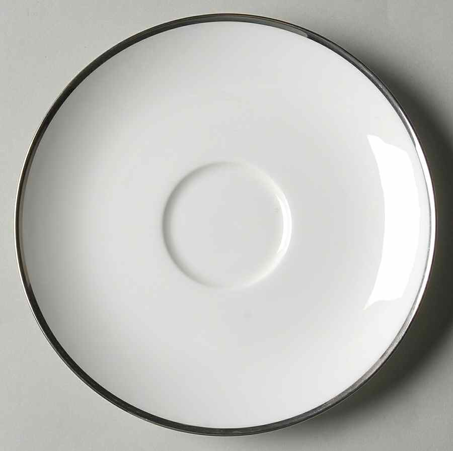 Palladium Band (Platinum Trim) Saucer by Tiffany-1