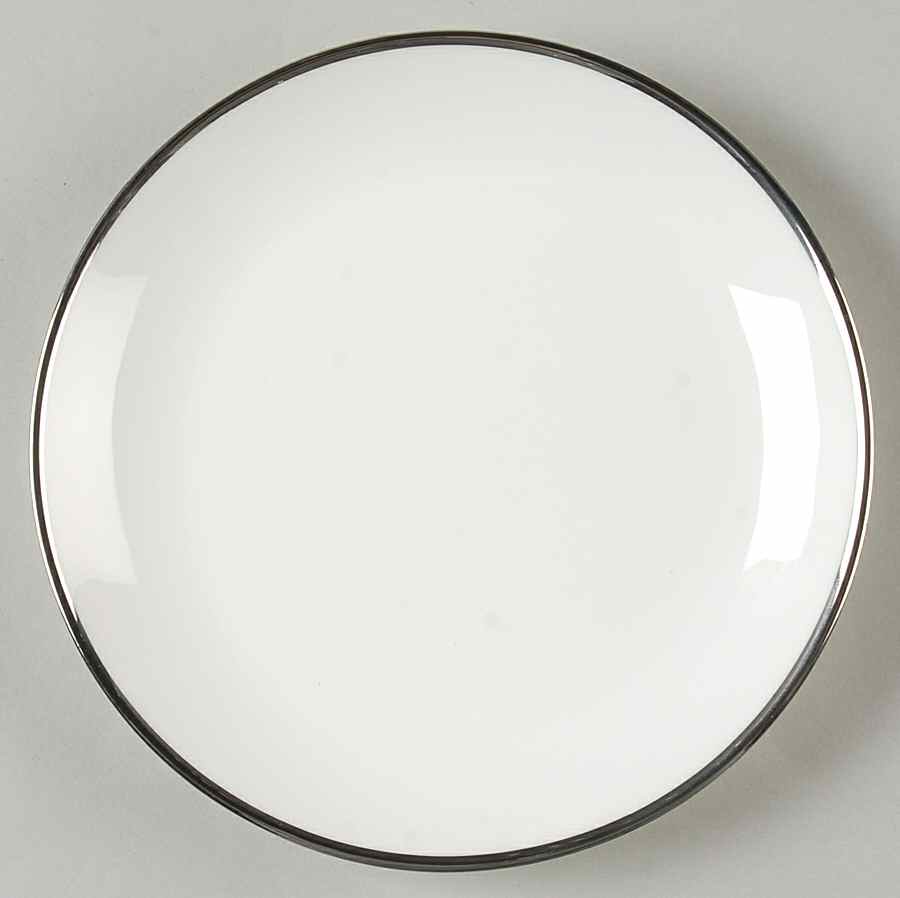 Palladium Band (Platinum Trim) Bread & Butter Plate by Tiffany-1
