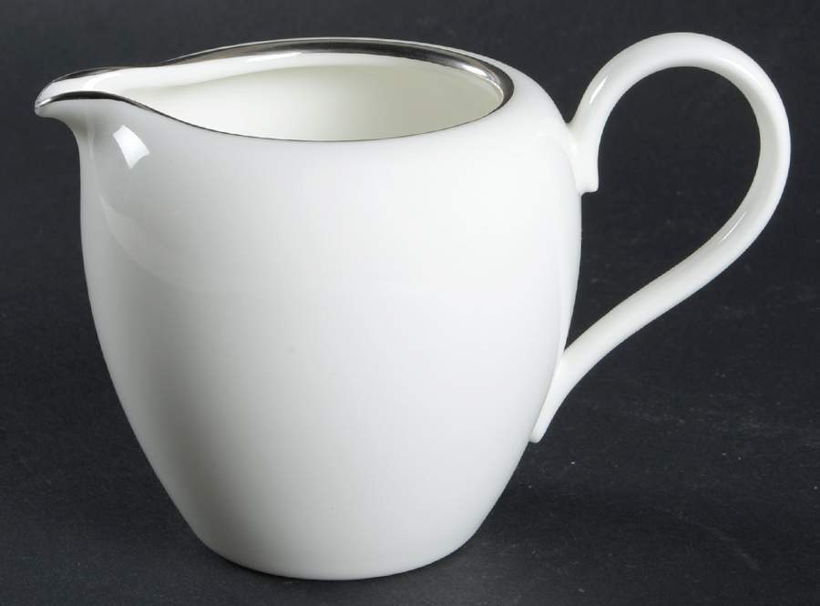 Palladium Band (Platinum Trim) Creamer by Tiffany-1