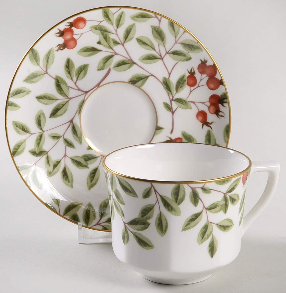 Arbor Flat Cup & Saucer Set by Tiffany-1