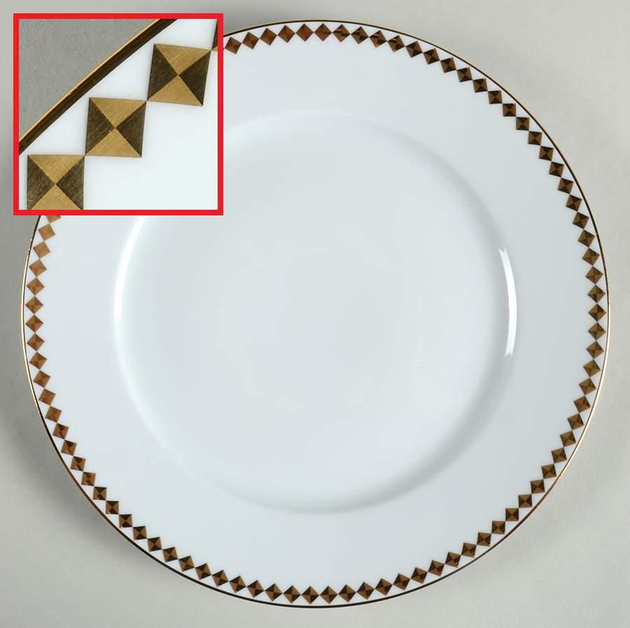 Moderne Gold Dinner Plate by Tiffany-1