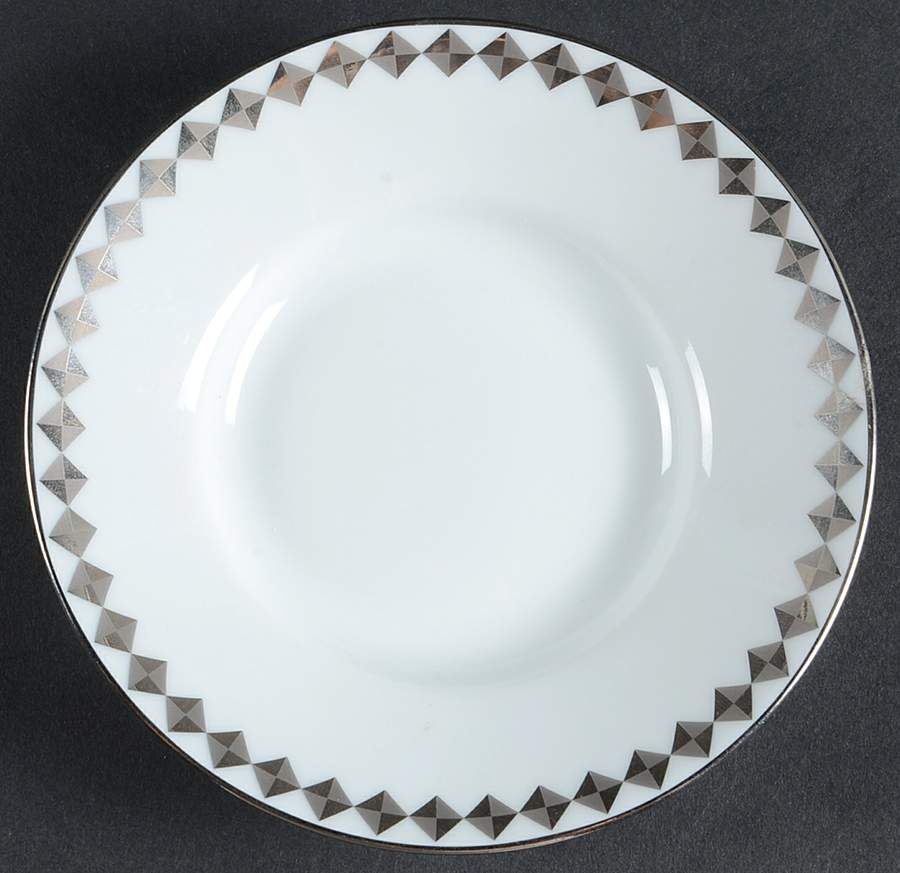 Moderne Platinum Saucer by Tiffany-1