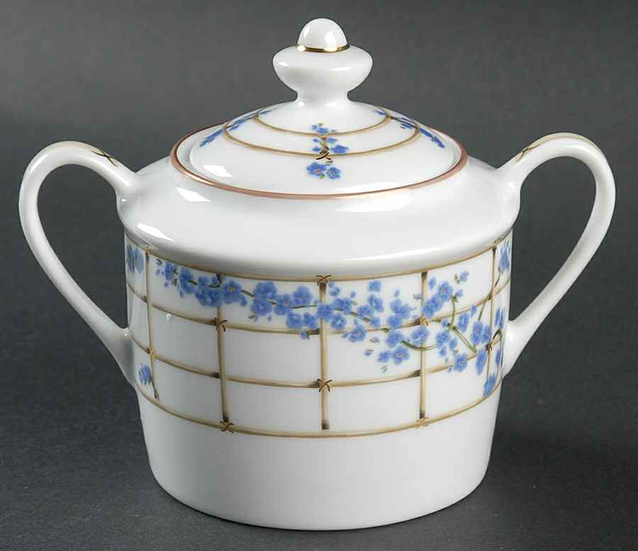 Trellis Sugar Bowl & Lid by Tiffany-1