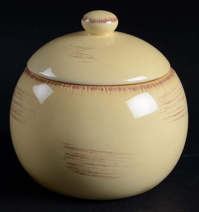 Sonoma Yellow Sugar Bowl & Lid by Tag Ltd-1